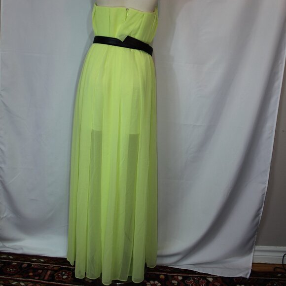 Marciano Guess Lined   Color Neon Green Formal open  Jumpsuit size Medium - Picture 8 of 9